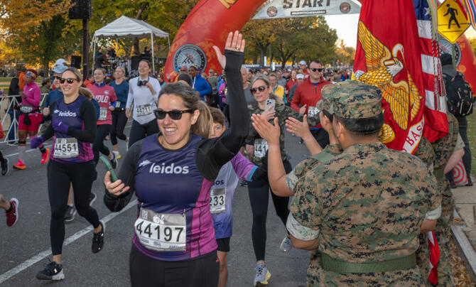 Marine Corps Marathon Finishers