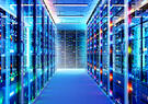 Picture of the inside of a data center