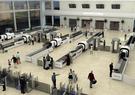 Bird's eye view of airport security