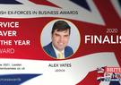 Alex Yates finalist for ex-forces in business awards