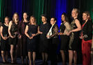 Leadership awardees at Women in Technology event
