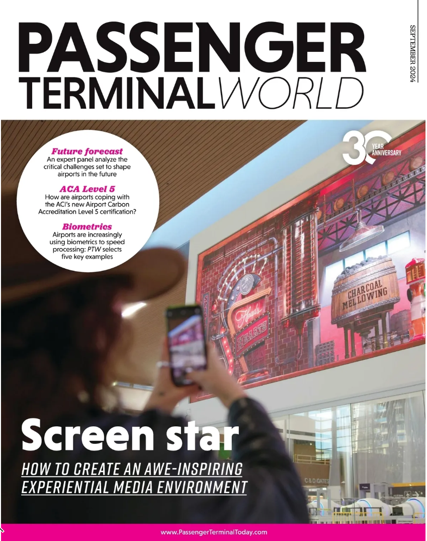 screenshot of Passenger Terminal World magazine cover